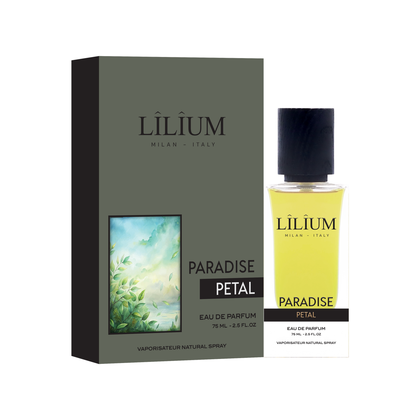 Paradise Petal eau de parfum by LÎLÎUM Milan, saffron and osmanthus niche fragrance