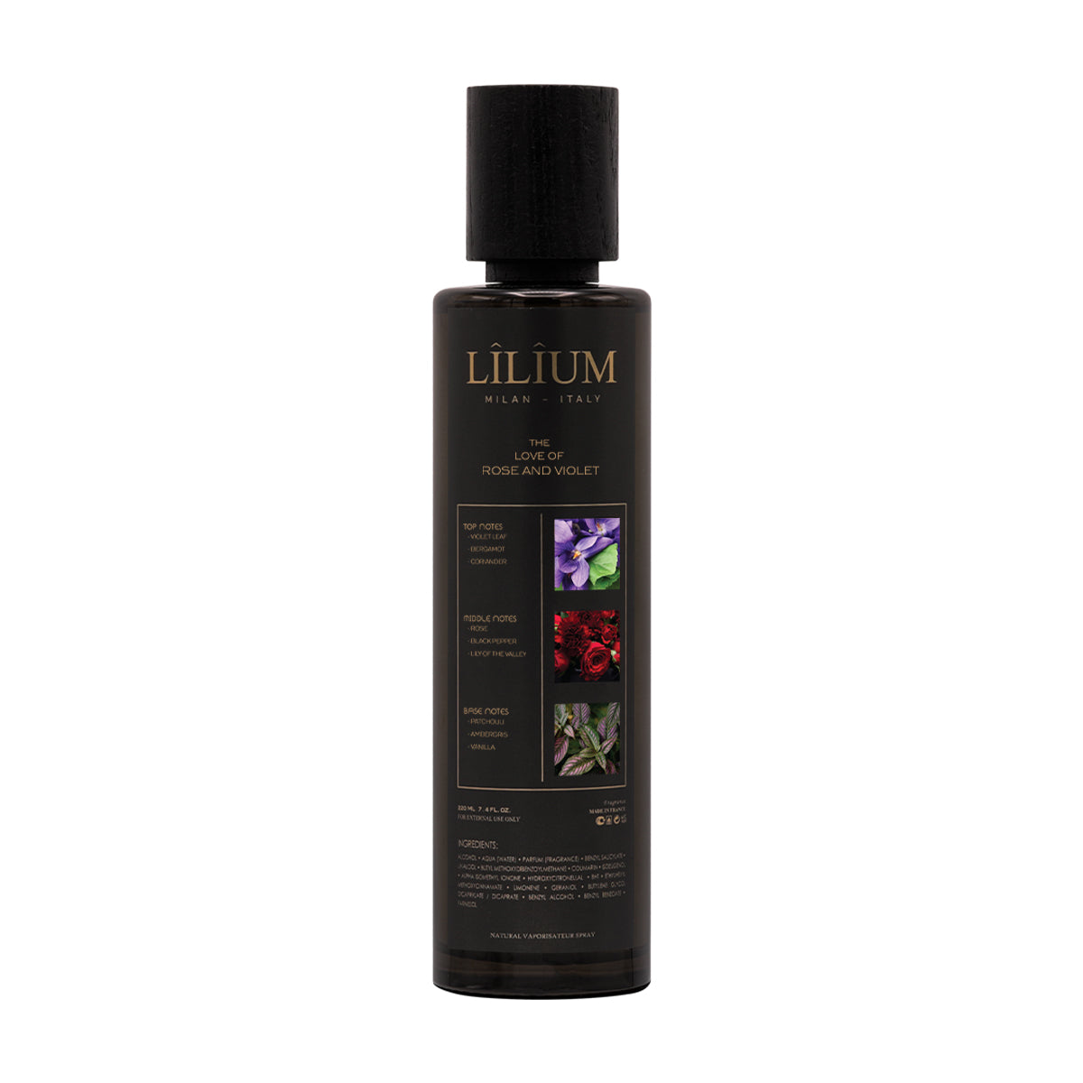 The Love of Rose and Violet by LÎLÎUM Milan, rose and violet niche perfume
