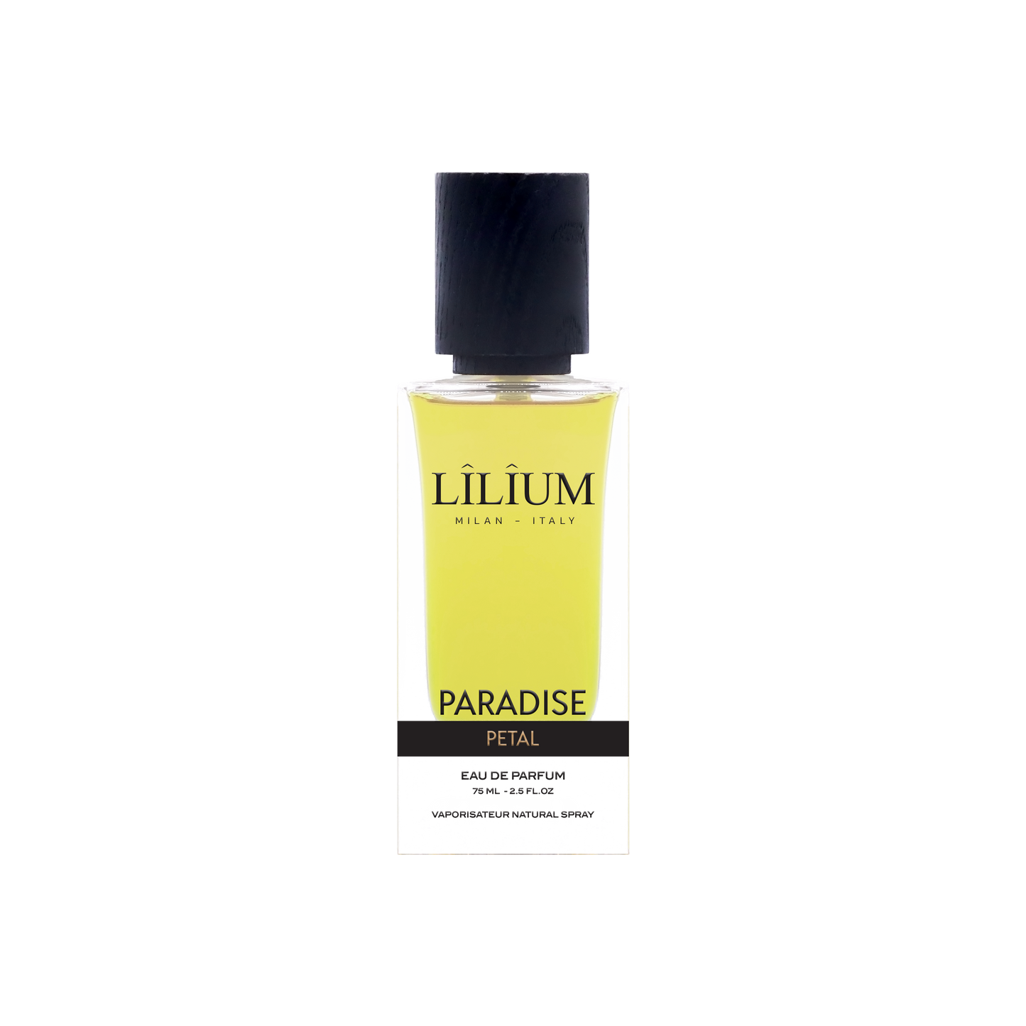 Paradise Petal eau de parfum by LÎLÎUM Milan, saffron and osmanthus niche fragrance