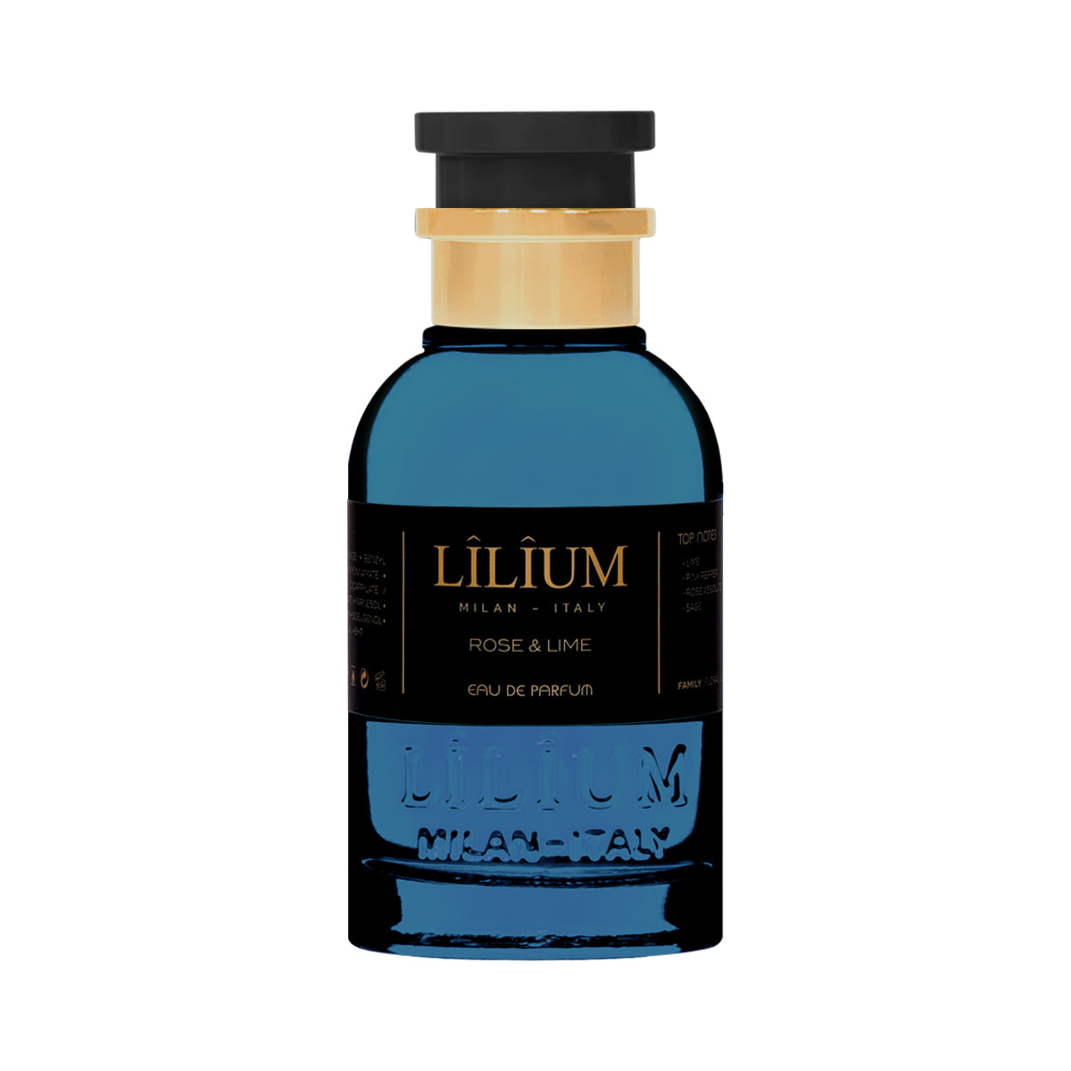 Rose & Lime eau de parfum by LÎLÎUM Milan, fresh rose and citrus niche fragrance