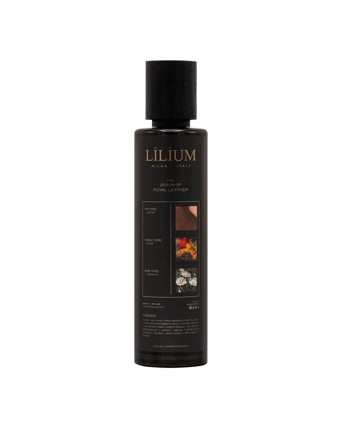 The Odeur Of Royal Leather Eau de Parfum bottle by LÎLÎUM Milan