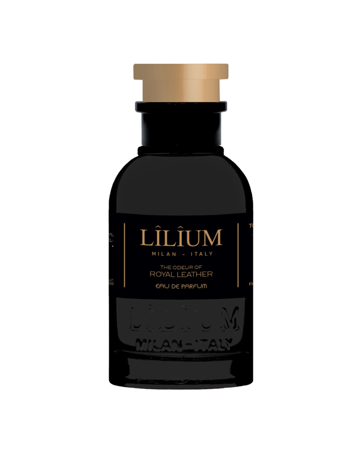 Royal Leather Eau de Parfum bottle by LÎLÎUM Milan